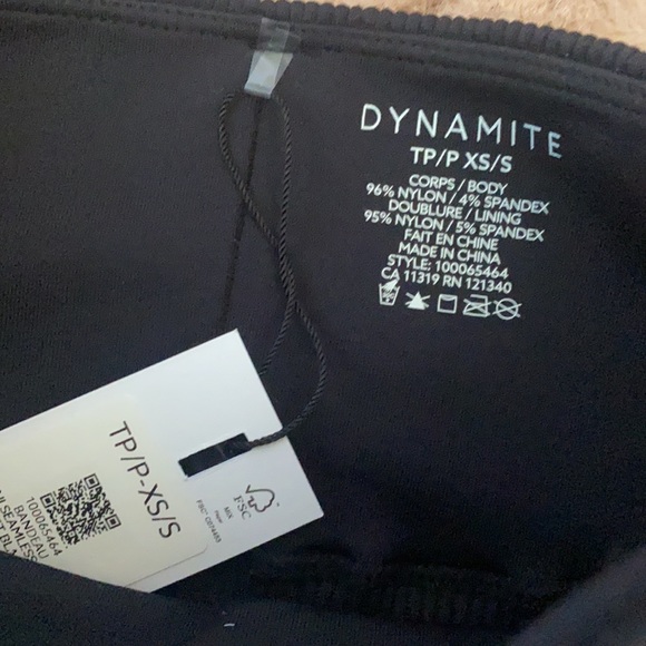 BNWT Dynamite Bandeau Mini Seamless Tube Top - Picture 2 of 3